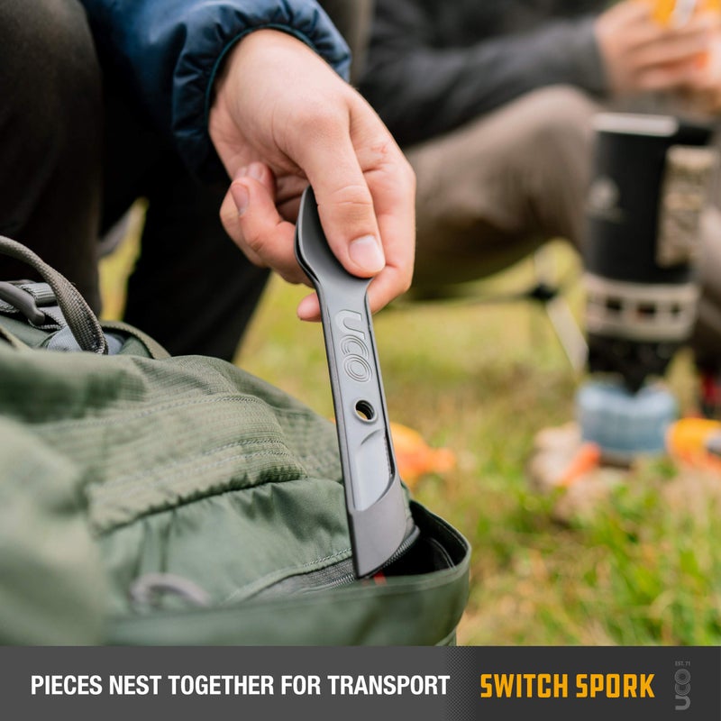 UCO 2-Piece Switch Spork Camping Spoon-Fork-Knife Utensil - Image 5
